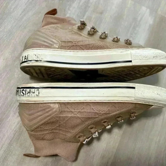 Dior WALK'N'DIOR SNEAKER Nude Cannage Technical Mesh size 40 - Picture 5 of 9